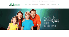 Desktop Screenshot of jjminsurance.com