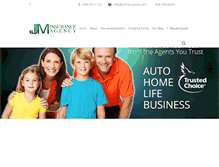 Tablet Screenshot of jjminsurance.com